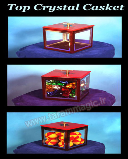 top crystal casket