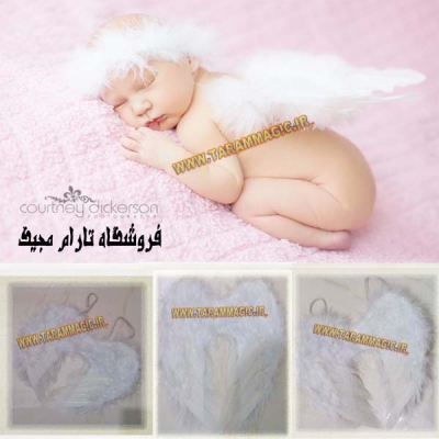 بال فرشته مدل(نوزادی) جدید با حلقه فرشته 