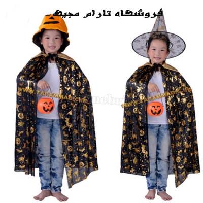 شنل دراکولا طرحدار هالووین (بدون کلاه)