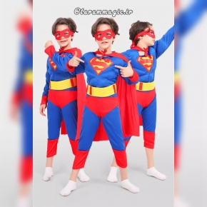 لباس اورجینال سوپرمن عضلانی برجسته حرفه ای