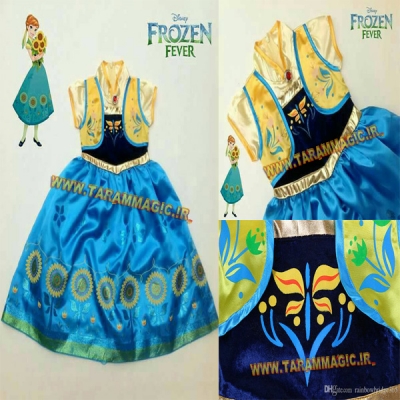 لباس پرنسس آنا Frozen (دخترانه)