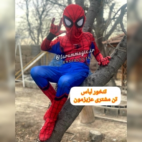 لباس اسپایدرمن مدل اصلی اورجینال
