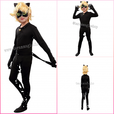 ست کامل لباس گربه سیاه (اورجینال)