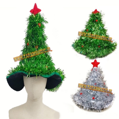 کلاه مدل درخت کریسمس (مخصوص کریسمس)